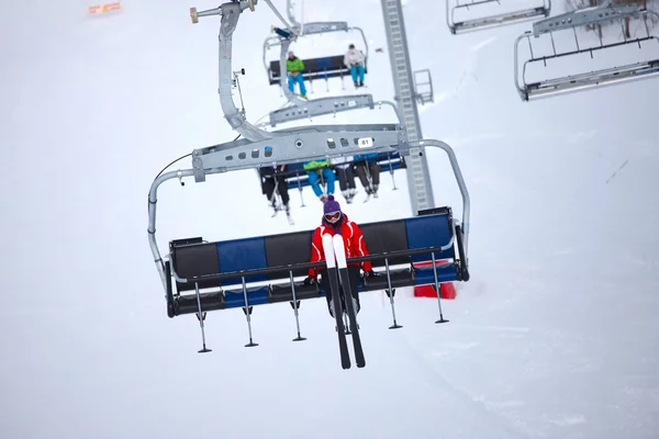 Ski lift — Stock Photo, Image