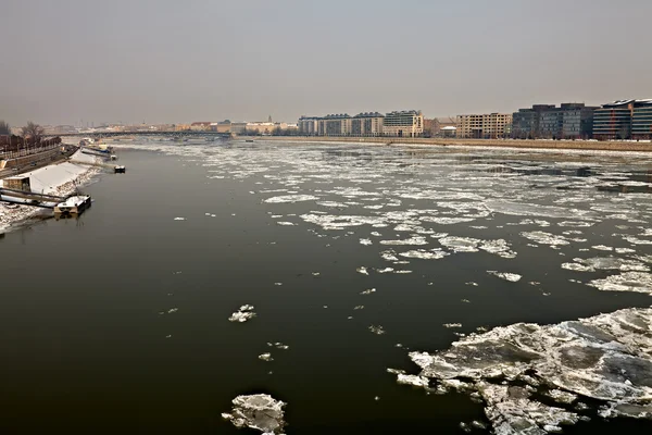 Danubio de invierno — Foto de Stock