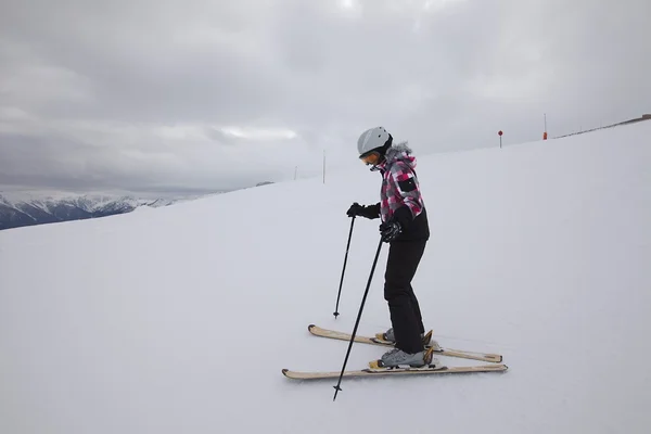 Skifahren — Stockfoto