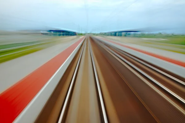 Rails blur Stock Photo