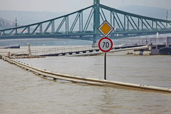 Flooded street — Stock Photo, Image