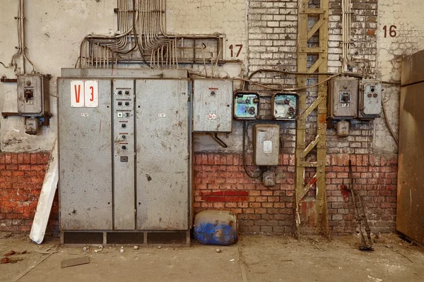 Industriële schakelaar bestuur — Stockfoto