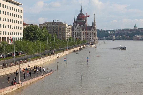 Zatopené Budapešť — Stock fotografie