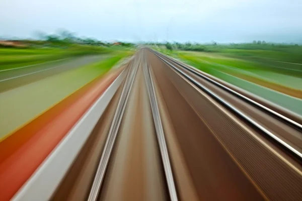 Rails blur — Stock Photo, Image