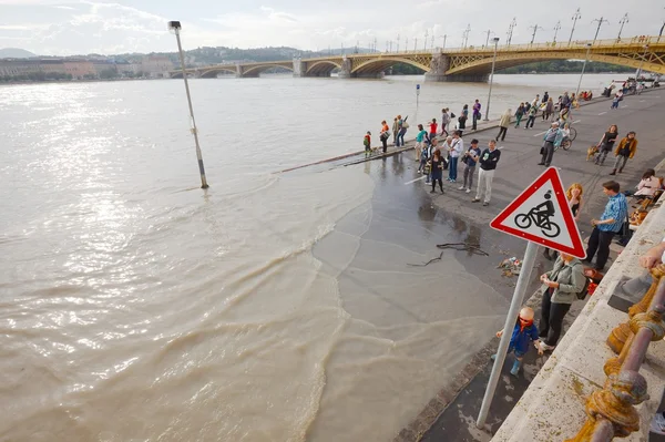 Flooded Budapest — Stock Photo, Image