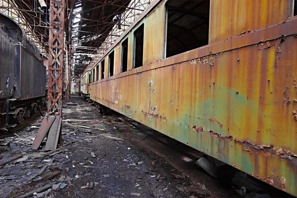 Transporte abandonado — Fotografia de Stock