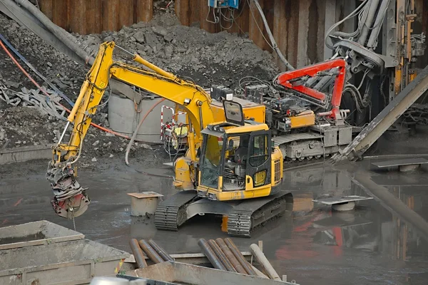 Maquinaria de obra — Foto de Stock