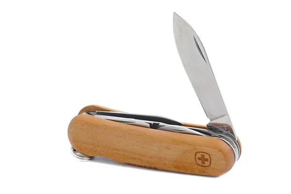 Švýcarský nůž záběr — Stock fotografie