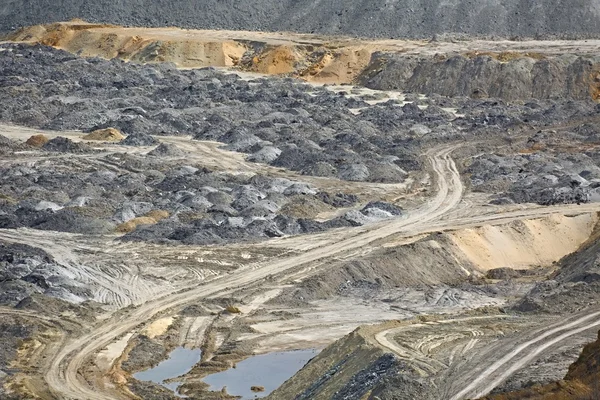 Zona de minas de carbón — Foto de Stock