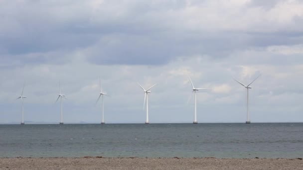 离岸风力水力机械 — 图库视频影像