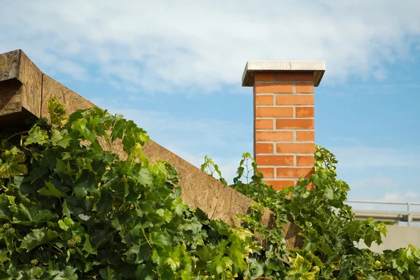 Chimney on a roof — Stock Photo, Image