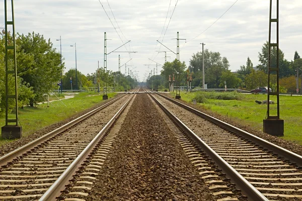 Demiryolu parça çift — Stok fotoğraf