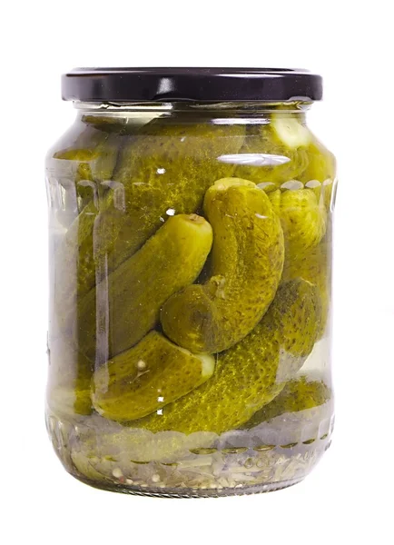 Pickles in a bottle Royalty Free Stock Photos