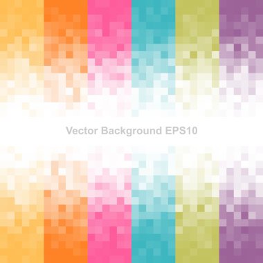 Abstract pixel background clipart