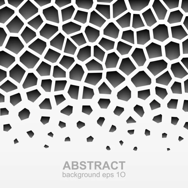 Abstract grayscale geometric pattern — Stock Vector