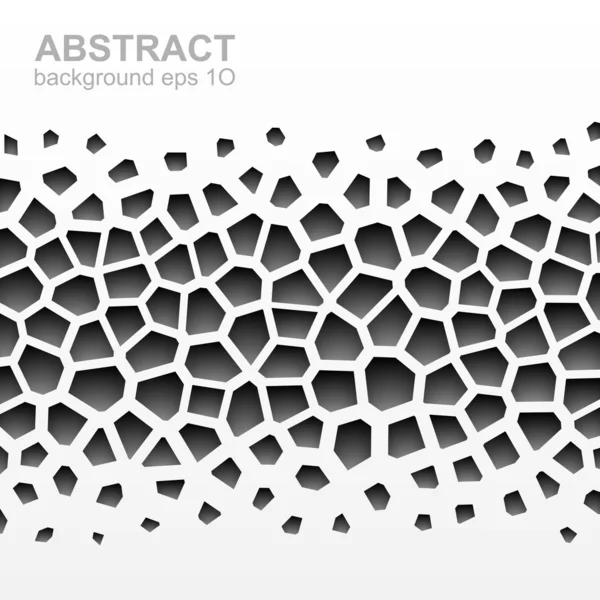 Patrón geométrico abstracto en escala de grises — Archivo Imágenes Vectoriales