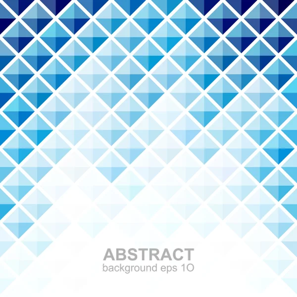 Abstracto azul cuadrado patrón fondo — Vector de stock