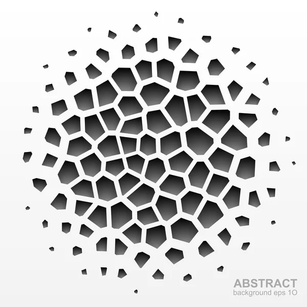 Soyut gri tonlamalı geometrik desen
