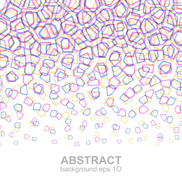 추상적 인 다채 로운 기하학적 무늬 — 스톡 벡터