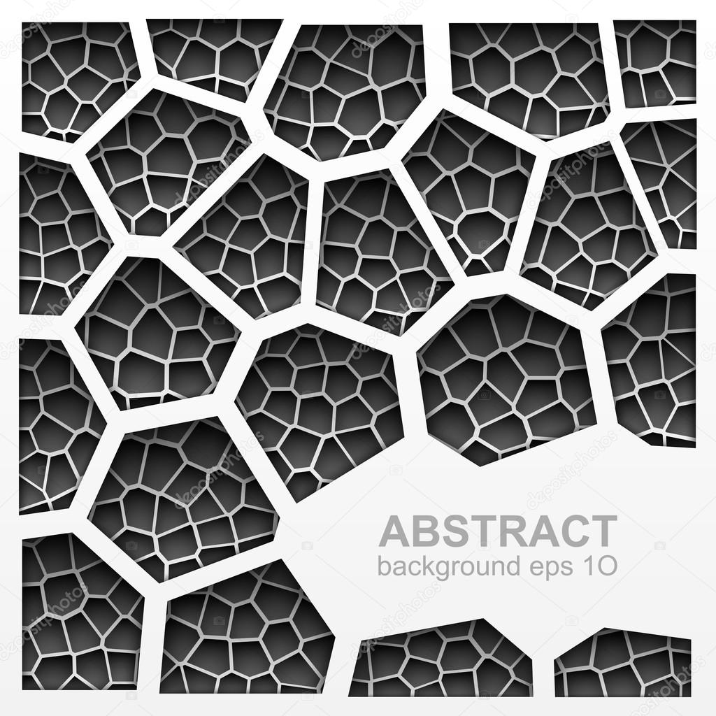 Abstract grayscale geometric pattern