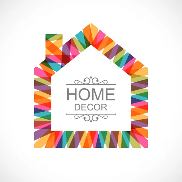 Yaratıcı ev dekorasyon simgesi