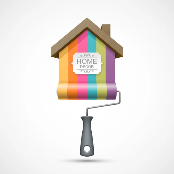 House renovation icon — Stock Illustration House renovation icon Royalty Free Stock Illustrations
