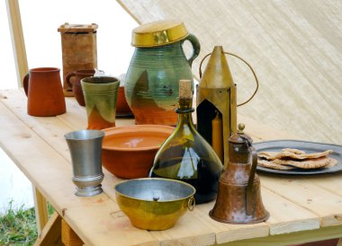 Medival yemek takımı