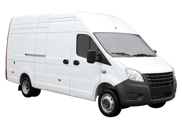 Modern white van. — Stock Photo, Image