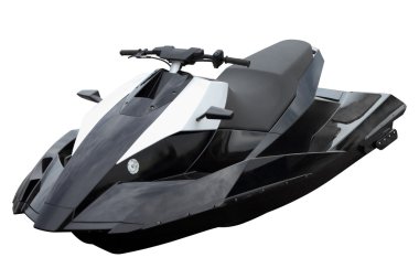 Çağdaş siyah jet ski.