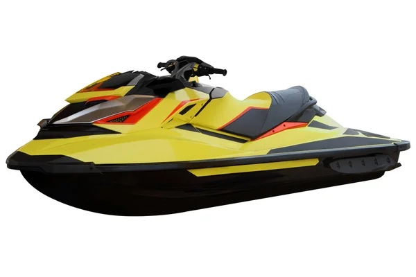 Çağdaş sarı jet ski. — Stok fotoğraf