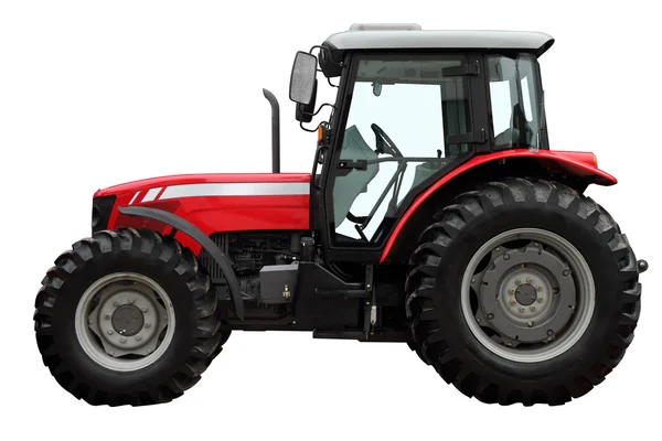The modern red tractor — Stock Photo, Image