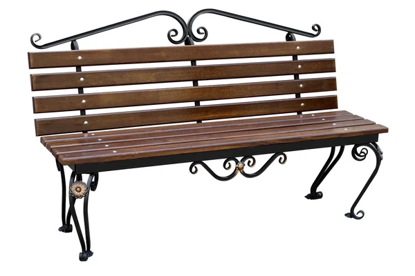 Brown bench — Stock Photo, Image