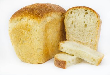 Lezzetli beyaz buğday ekmeği (Levito madre)