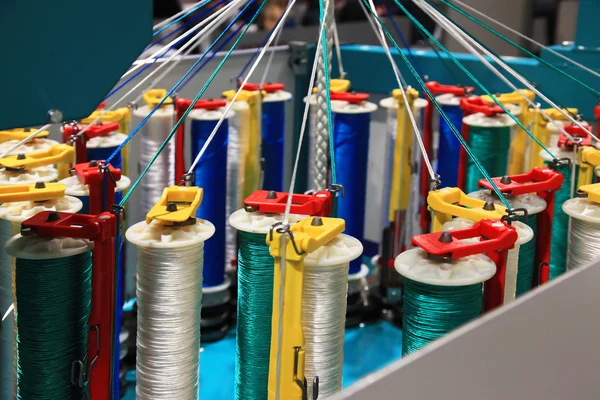 Rope braiding machine — Stock Photo, Image