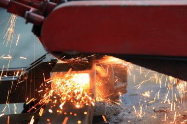 metal testere yakın çekim