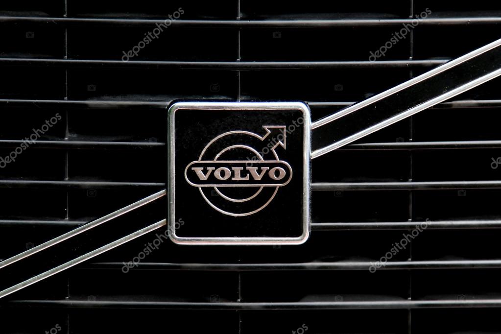 MOSCOW, RUSSIA, Sokolniki Park, Festival Retro Fest, May 21-22, 2016. The emblem of the automobile company VOLVO