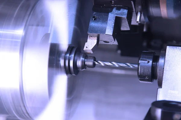 Metalworking industry: CNC lathe — Stock Photo, Image