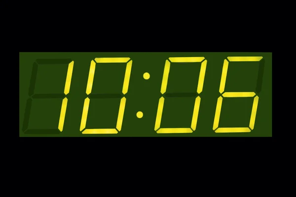 Screen digital clock