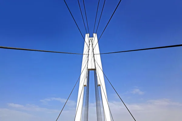 Pylon Zavěšený most — Stock fotografie