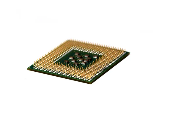 Big processor on white — Stock Photo, Image
