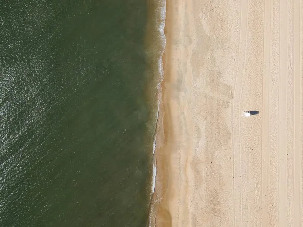 Légi Kilátás Strandra Ocean City Maryland — Stock Fotó