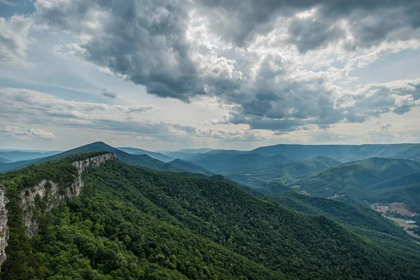 Вид Вершины Похода Чимни Топ Западная Вирджиния Стоковое Изображение