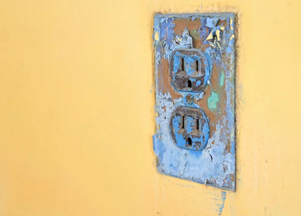 Um tiro de detalhes de decadência — Fotografia de Stock