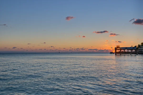 Zonsondergang over key west — Stockfoto