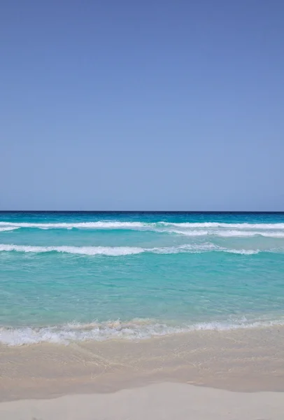 Plaża w cancun, Meksyk — Zdjęcie stockowe