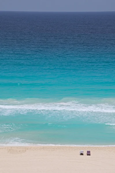 Plaża w cancun, Meksyk — Zdjęcie stockowe