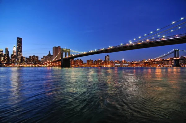 O horizonte de Manhattan — Fotografia de Stock