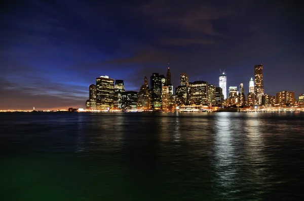 O horizonte de Manhattan — Fotografia de Stock