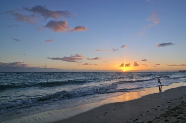 Tramonto riflesso sull'oceano — Foto Stock