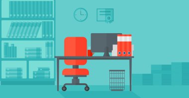 Background of business office.